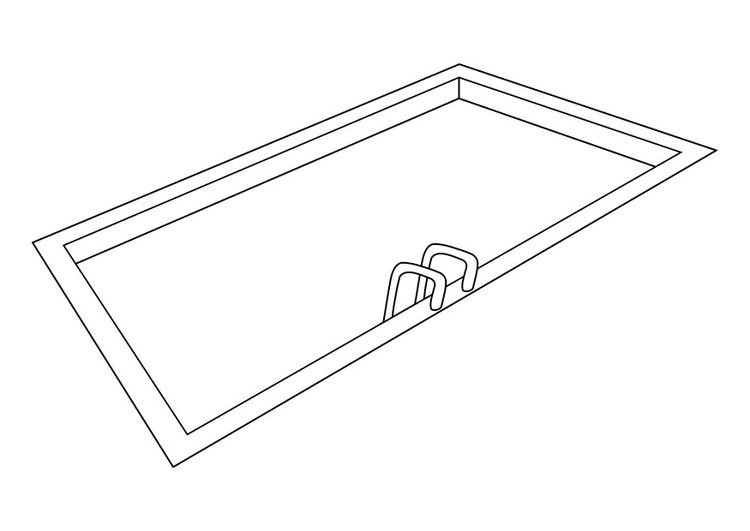 Coloriage piscine