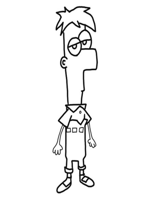 Coloriage Ferb Fletcher