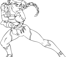 Coloriage Sheik Zelda