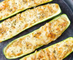 Courgettes farcies végétariennes